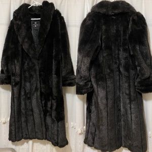 Vintage Alpine Studio Faux Fur Coat